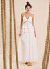 Amalfi White Halter Maxi Dress