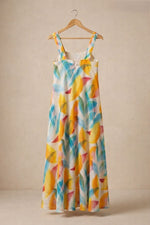 Printed Cotton Maxi Dress