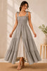 Tie-Strap Smocked Tiered Maxi Dress
