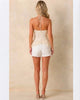 Ruffle Halter Neck Tie-Front Top