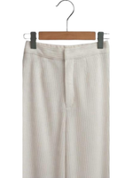 White Pleated Halter Top & Wide-Leg Pants Set