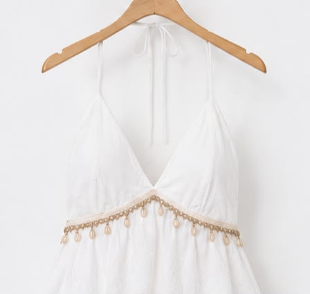 Amalfi White Halter Maxi Dress