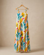 Printed Cotton Maxi Dress