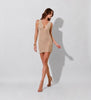 Crochet Open-Knit Keyhole Mini Dress