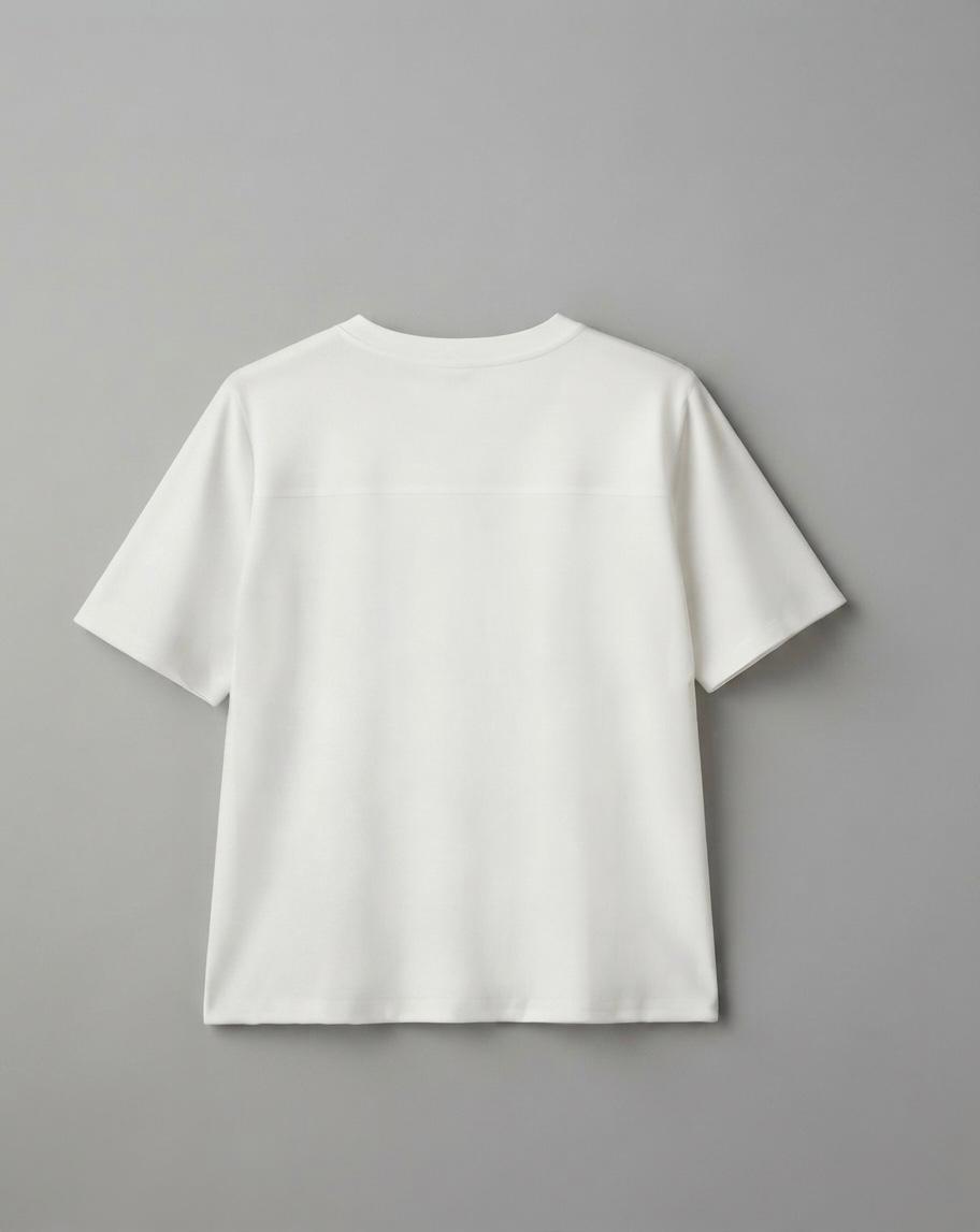 Draped Denim Mini & Interlock Tee Set