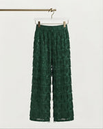 Emerald Sequin & Fringe Chiffon Set