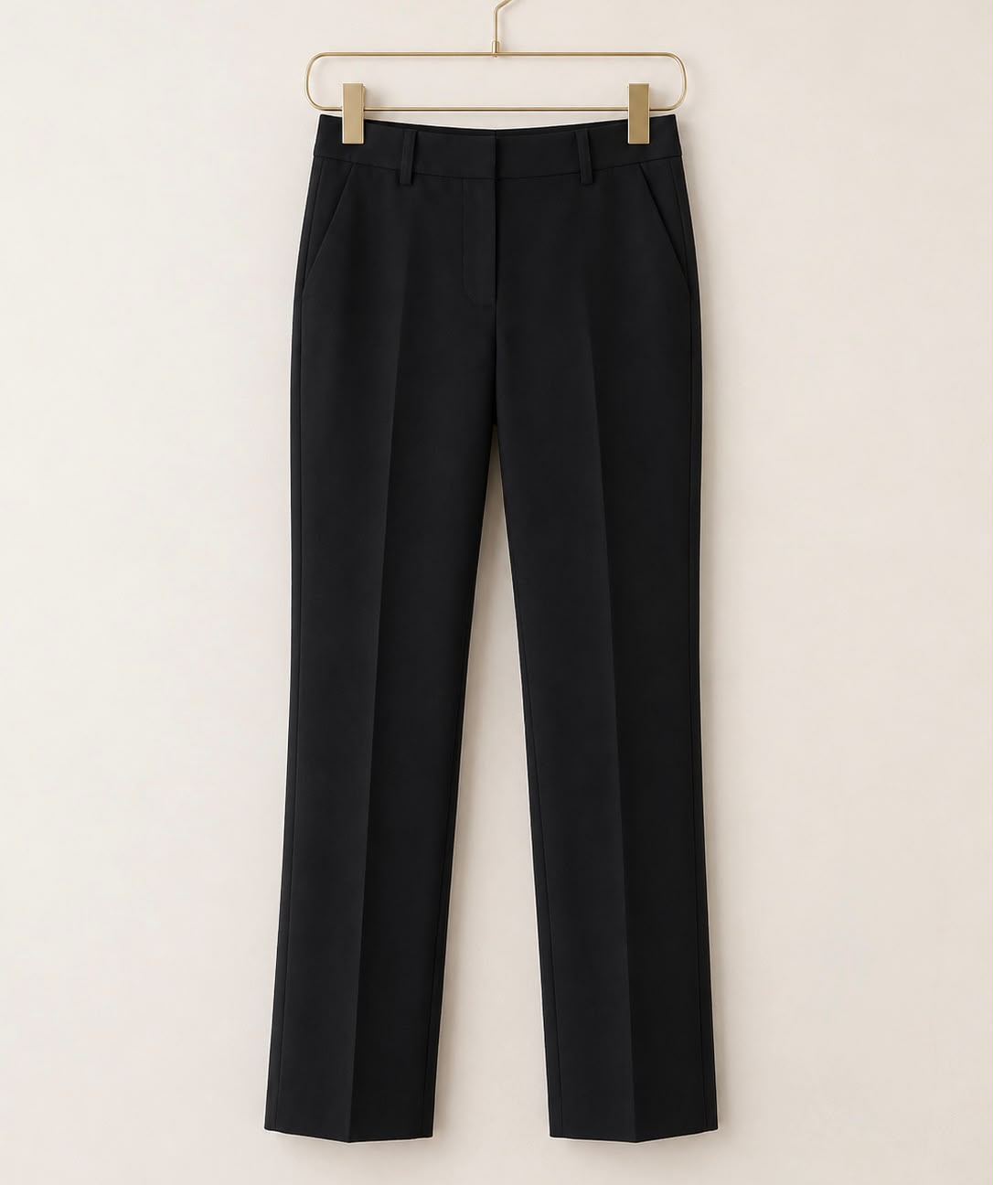 Peacock Tie-Front Top & Trousers Set