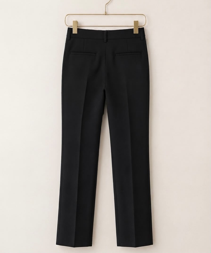 Peacock Tie-Front Top & Trousers Set