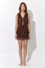 Polka Dot Tiered Ruffle Mini Dress