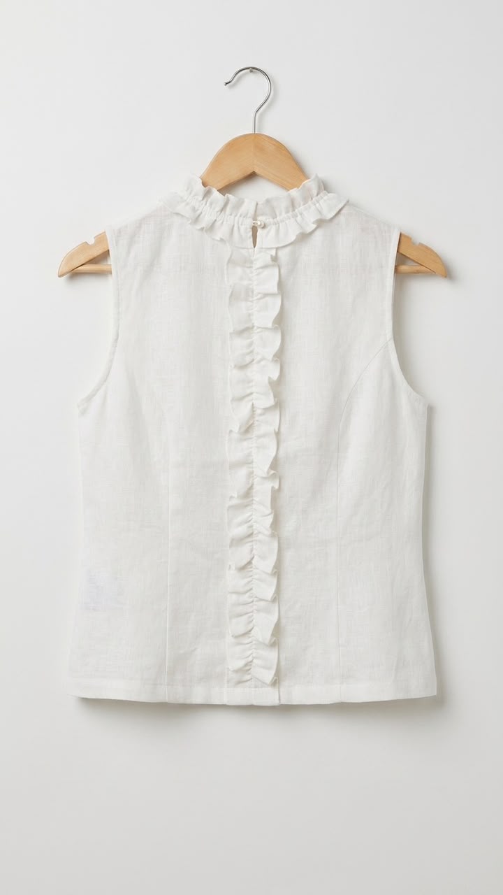 Ruffle Cotton Co-Ord Set