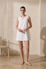 Sleeveless A-Line Cotton Mini Dress