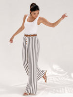 Striped Wide-Leg & Tank Co-Ord Set