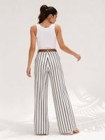 Striped Wide-Leg & Tank Co-Ord Set